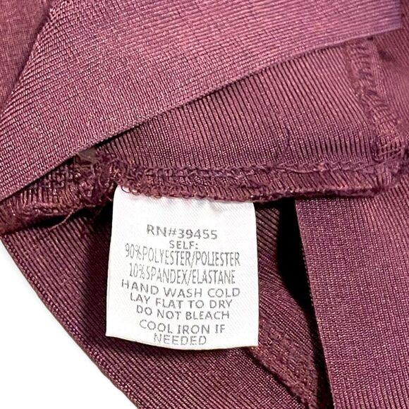 SEXY Cutout WOW Couture Burgundy BANDAGE DRESS |Size: Small| - Picture 5 of 13